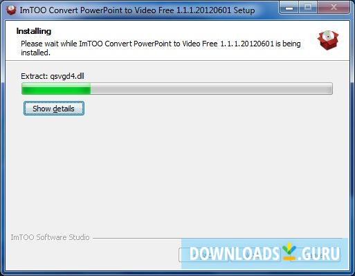 ImTOO Convert PowerPoint to Video Free