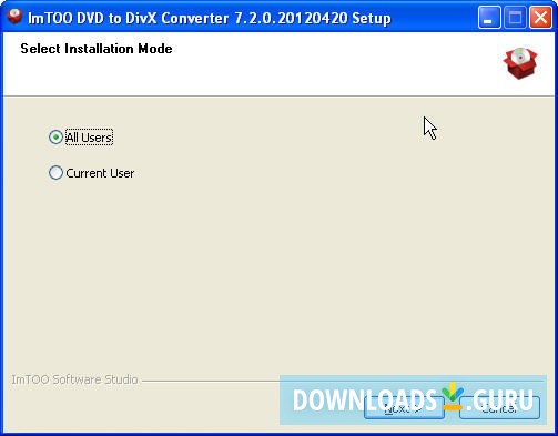 ImTOO DVD to DivX Converter