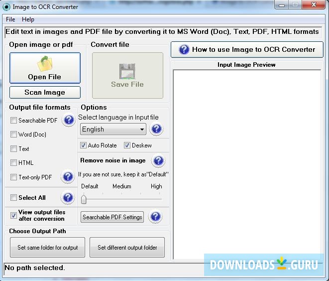 Image to OCR Converter
