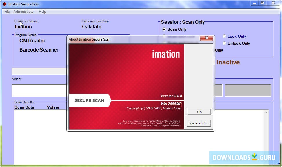 Imation Secure Scan