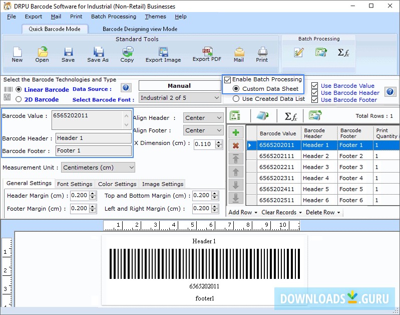Industrial Barcode Label Maker Software