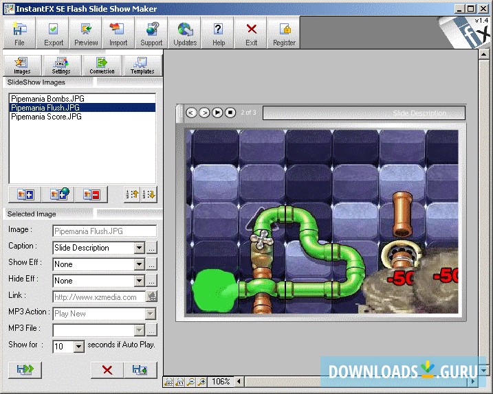InstantFX SE Slideshow Maker