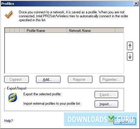 Wireless Connection Profiles