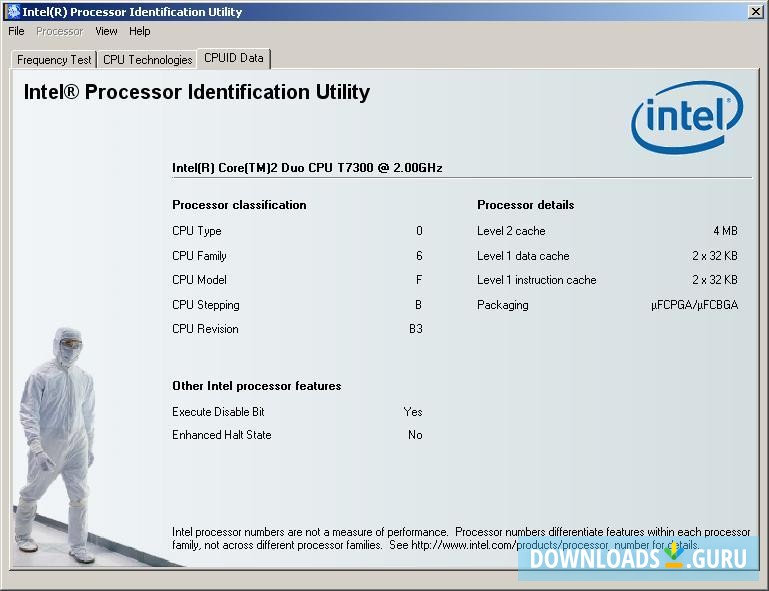 Intel (R) Processor ID Utility