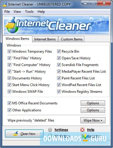 Configuring Windows Activity Clearance