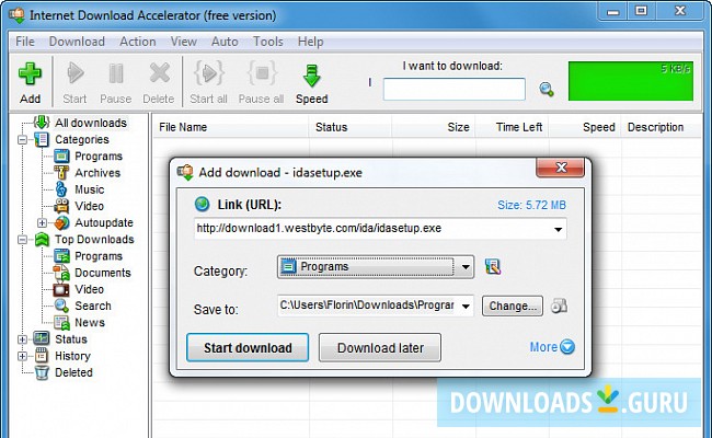internet download accelerator free download full version with crack