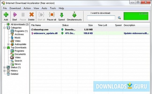 internet downloader accelerator free download