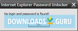 Internet Explorer Password Unlocker