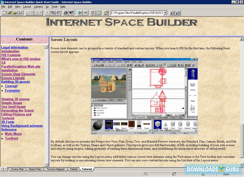Internet Space Builder