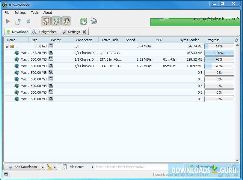 JDownloader 2.0.1.48011 instal the new version for ipod