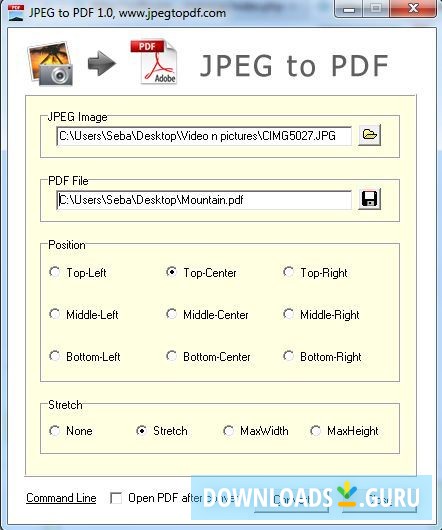 JPEG to PDF