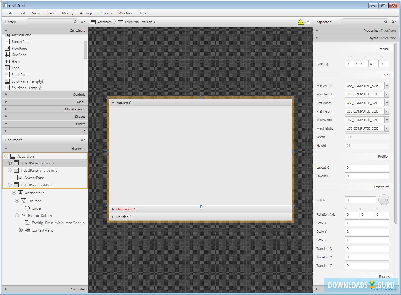 Containers And Layout Options