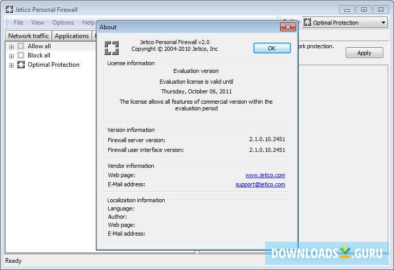 Jetico Personal Firewall