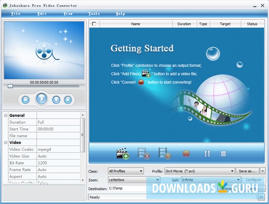 Joboshare Free Video Converter