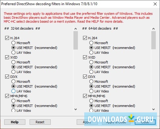 Download K Lite Codec Pack Full For Windows 10 8 7 Latest Version 2021 Downloads Guru