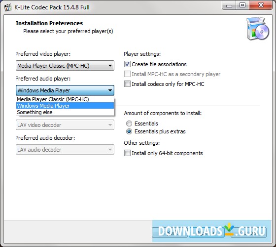 for mac download K-Lite Codec Pack 17.7.3