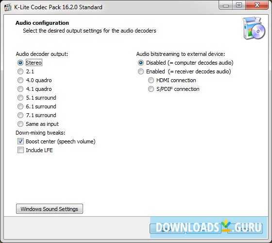 Download K Lite Codec Pack For Windows 10 8 7 Latest Version 2021 Downloads Guru