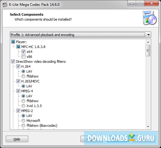 instal the new for windows K-Lite Codec Tweak Tool