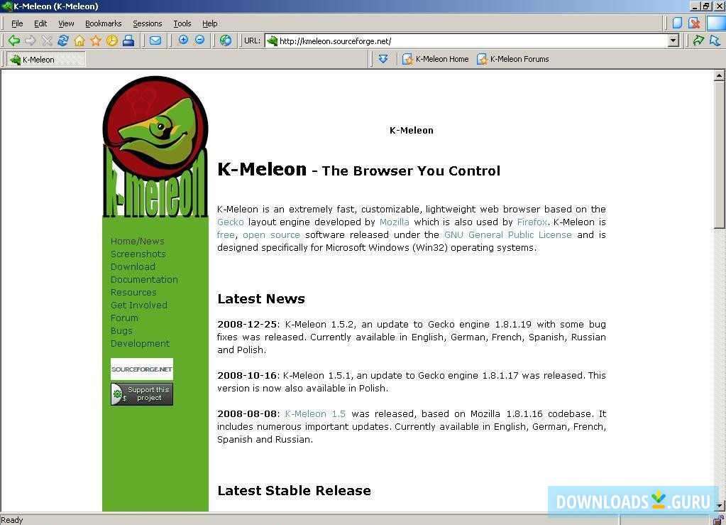 K-Meleon 76.4.9 (2023.09.16) download the last version for android