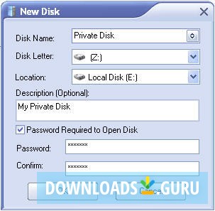 Creating a New Disk