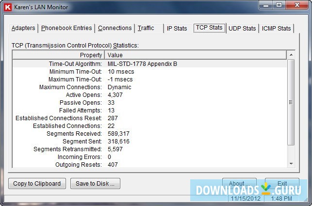 TCP Stats