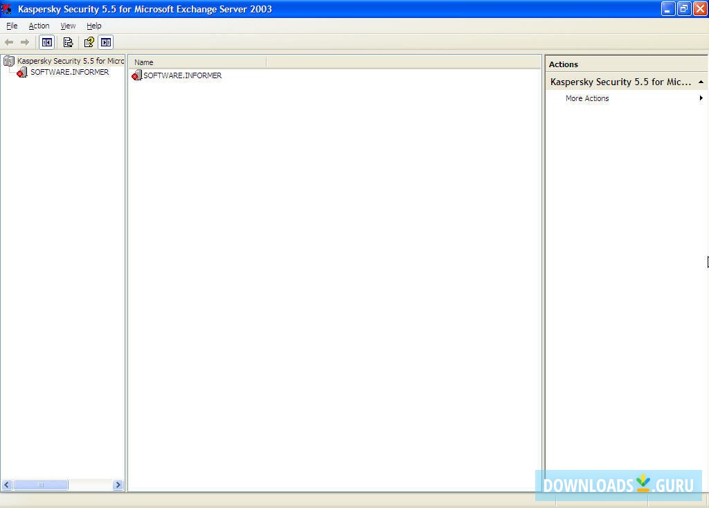 Kaspersky Security for Microsoft Exchange Server 2003