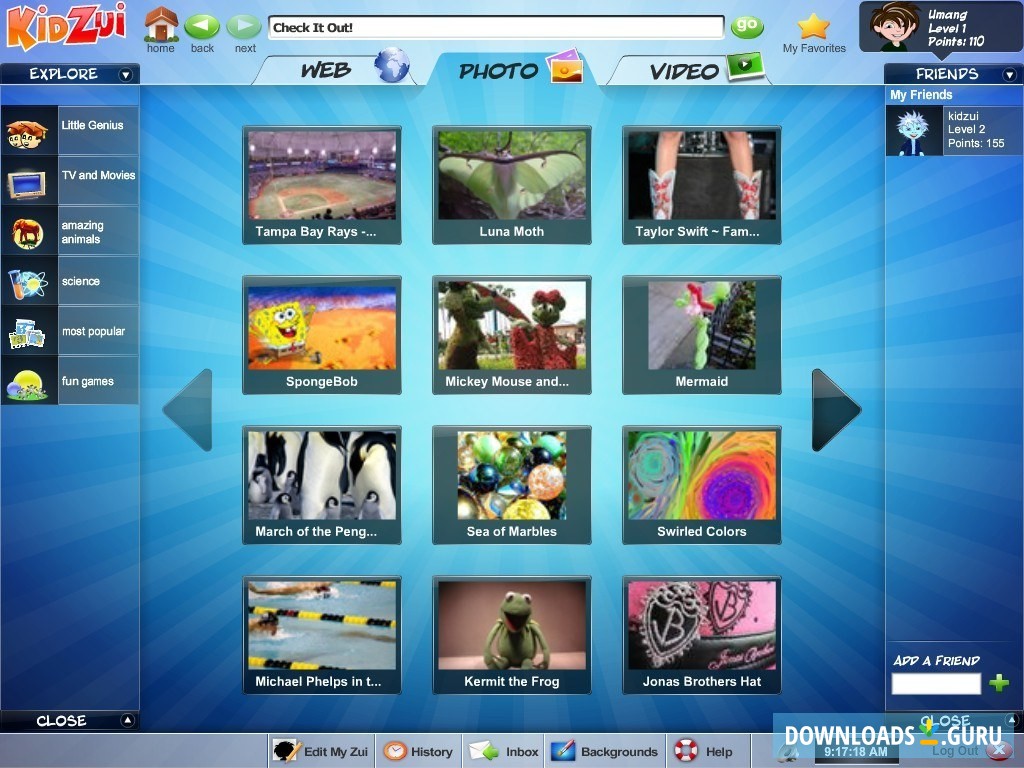 Photo browser window