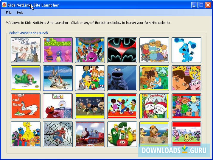 Kids NetLinks Site Launcher