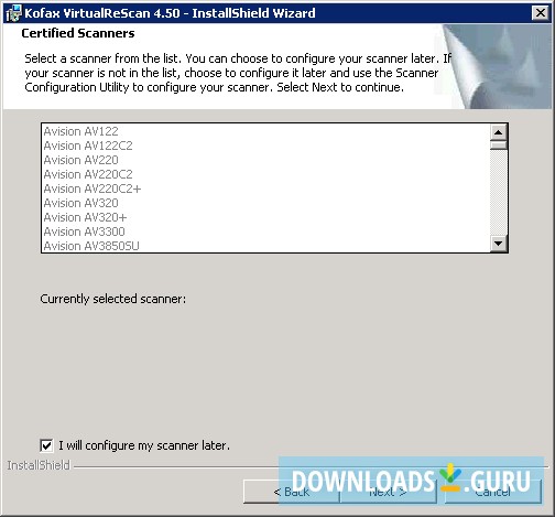 Kofax VRS Service Pack 1