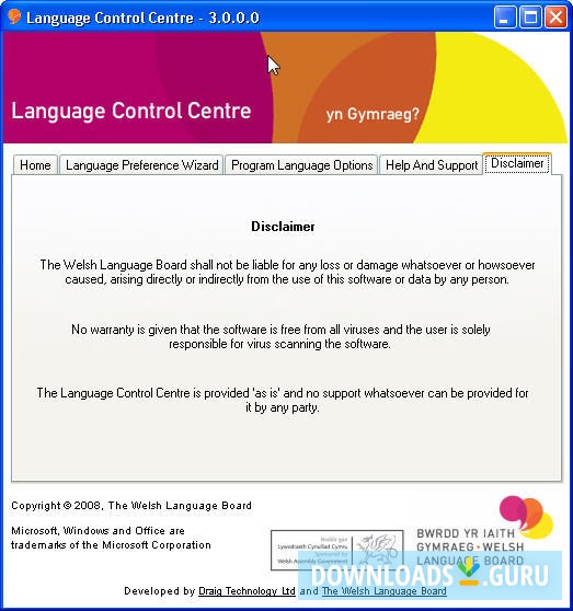 Language Control Centre