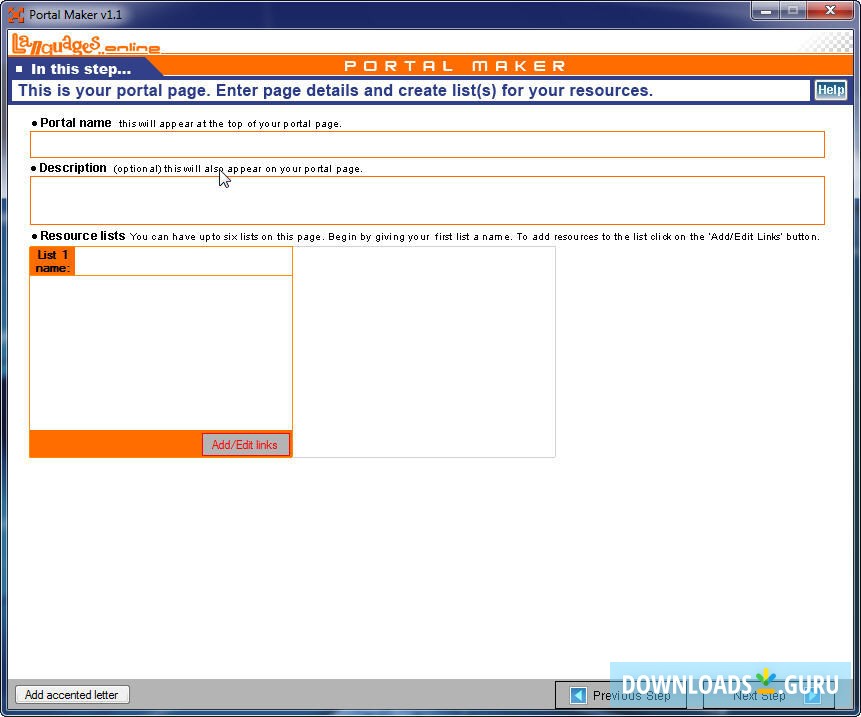 Languages Online - Portal Maker