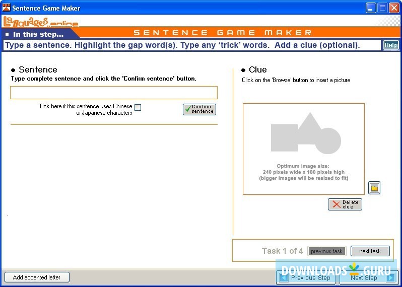 Languages Online - Sentence Game Maker