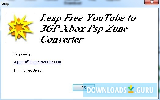 Leap Free YouTube to 3GP Xbox Psp Zune Converter