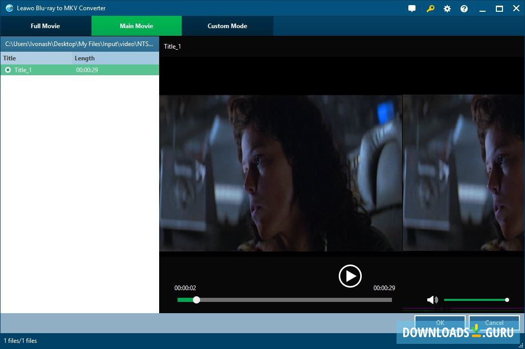 Preview Imported Movie
