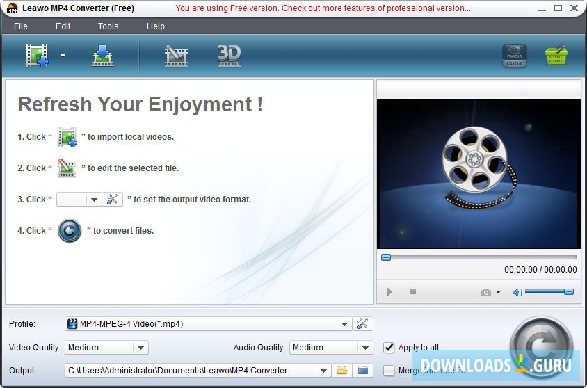 mp4 video player free download for windows 7