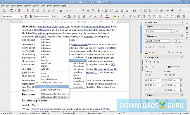 ms office writer download