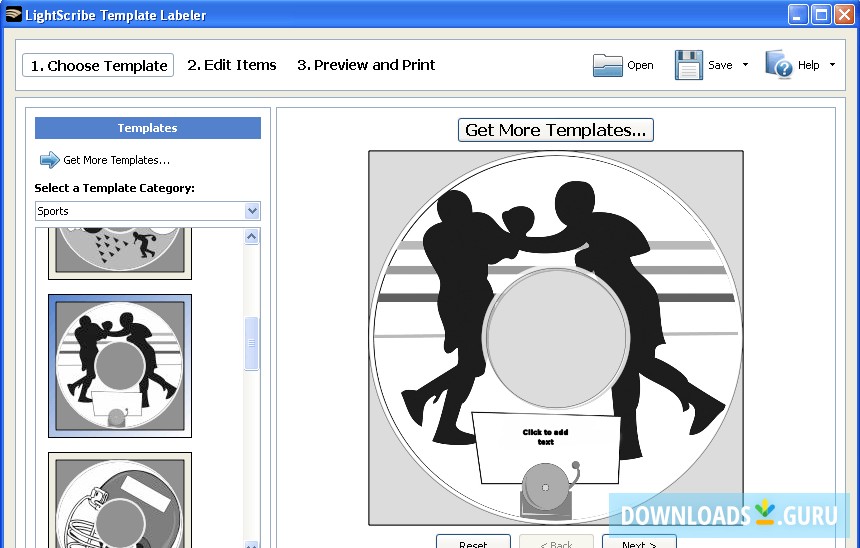 lightscribe templates windows 10