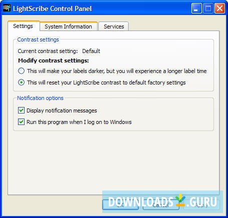 lightscribe software for windows 10 pro
