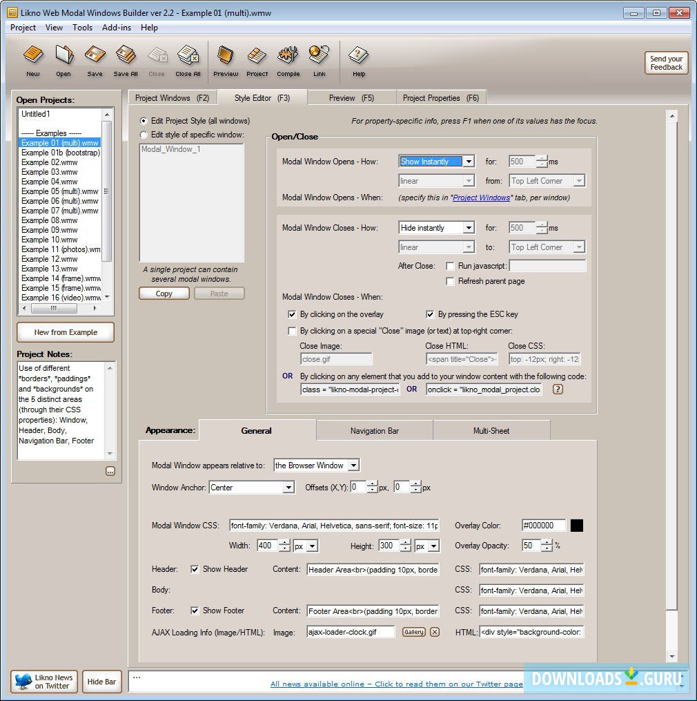 Style Editor