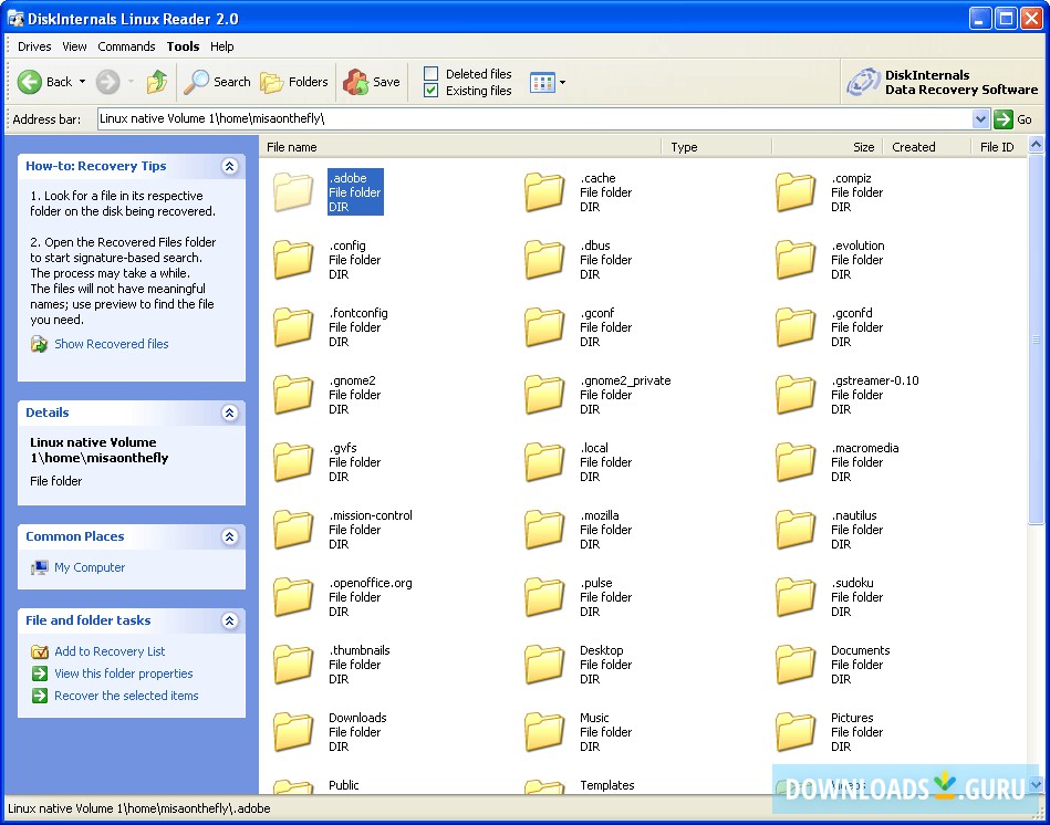 The GUI looks like Windows Explorer, so the navigation will be an easy task.