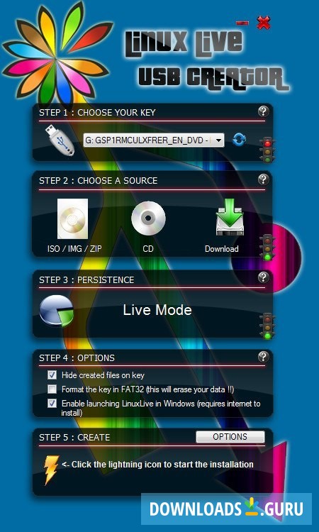 LinuxLive USB Creator