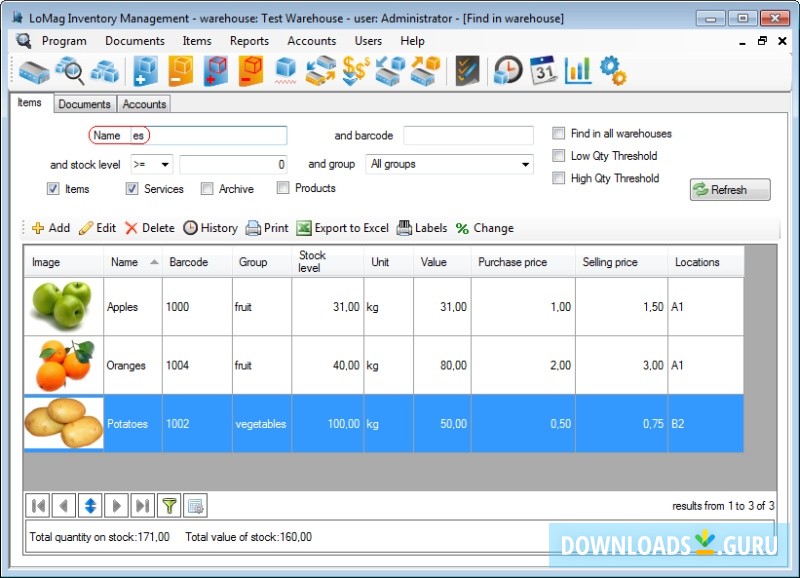 LoMag Inventory Management