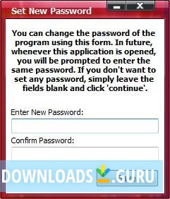 Set new password