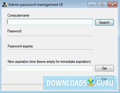 Local admin password management solution