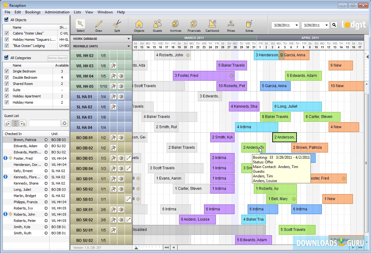 Lodgit Desk Hotel Software for Windows