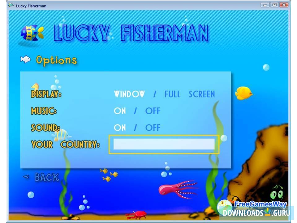 Game Main Screen