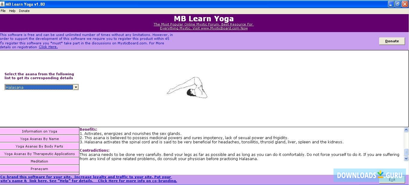 yoga software free download