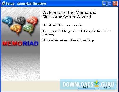 Setup wizard