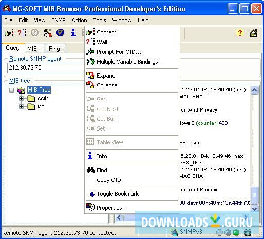 mg soft mib browser license key download