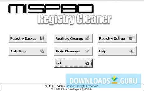 MISPBO Free Registry Cleaner